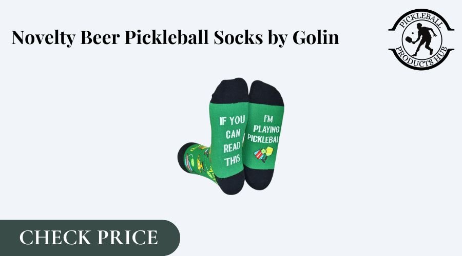Novelty Beer Pickleball Socks by Golin