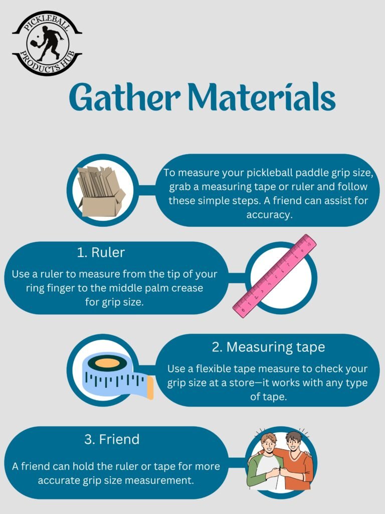 Steps to measure grip size
