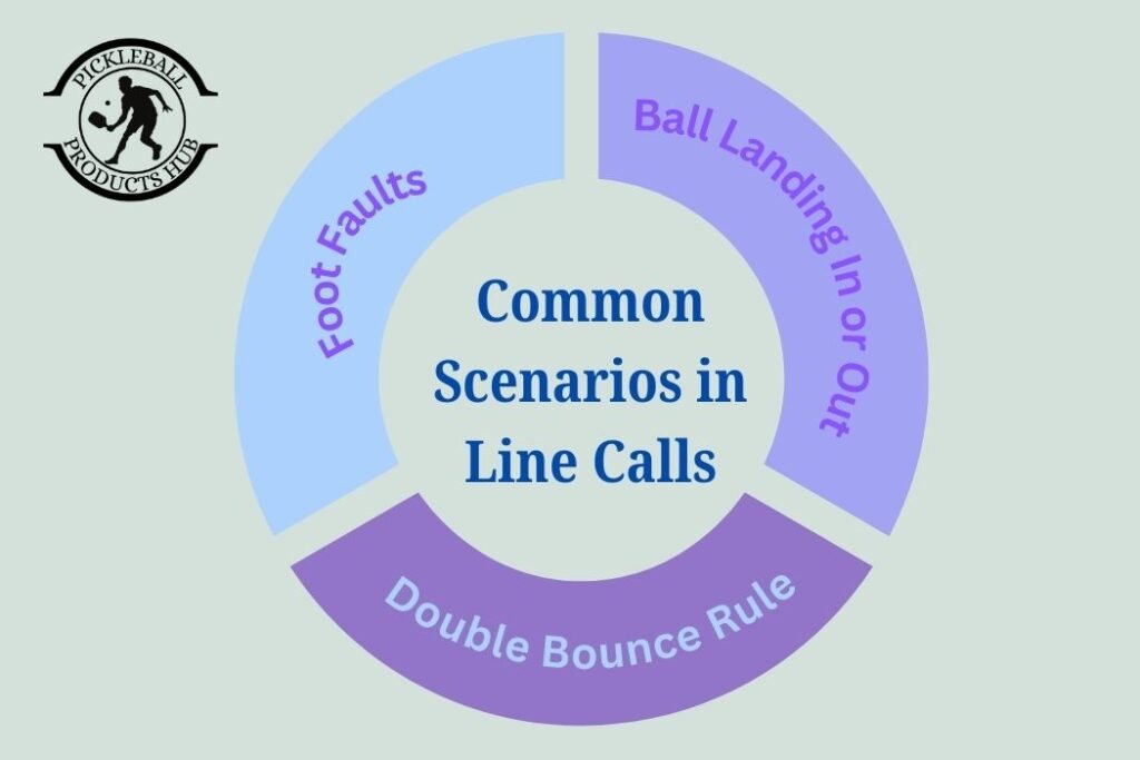 pickleball line call rules
