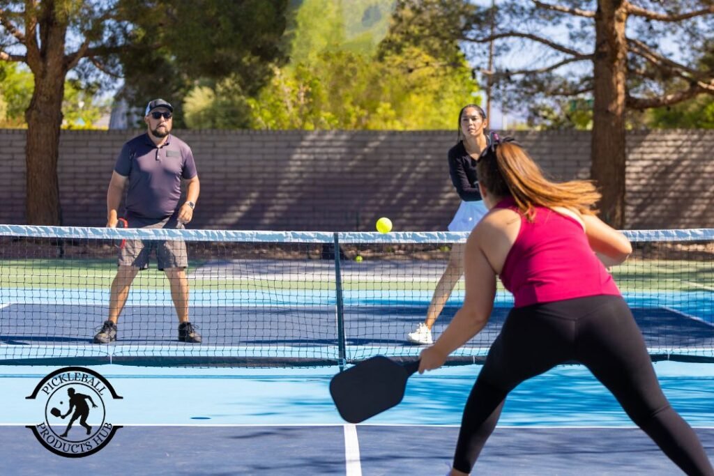 pickleball with 3 players