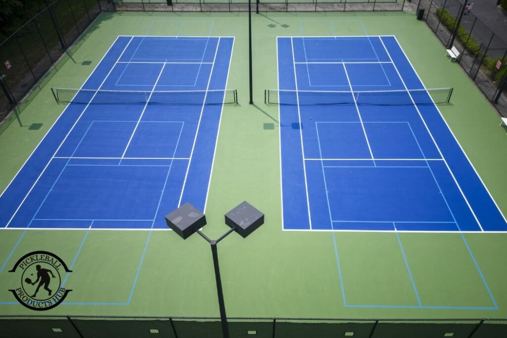 Fencing and Lighting of Pickleball Court