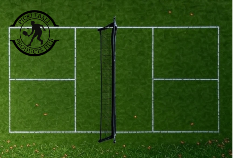 pickleball play on grass