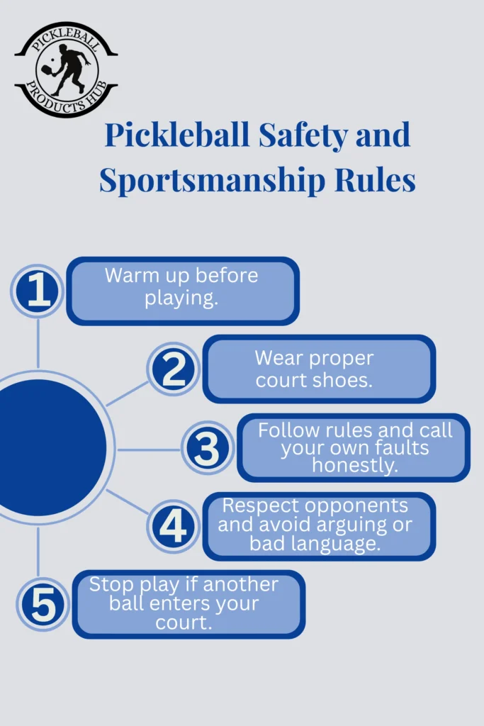 Pickleball Safety and Sportsmanship Rules